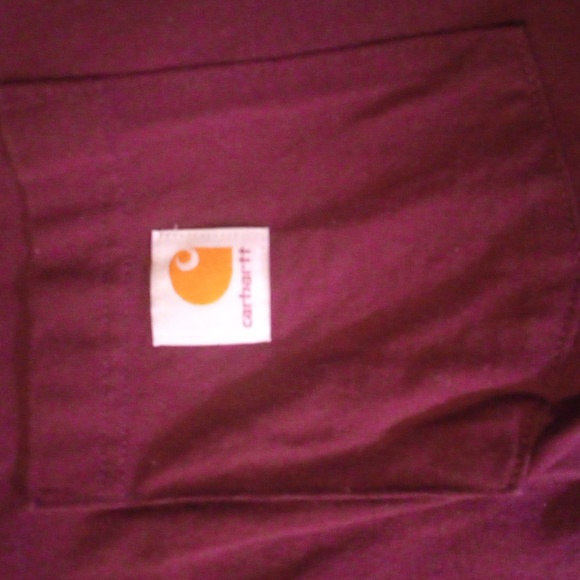 Mens XL Carhartt Front Pocket Work tee - Picture 2 of 4